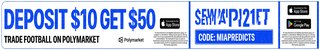 Polymarket — Deposit $10, get a $50 trading bonus. Trade Now.