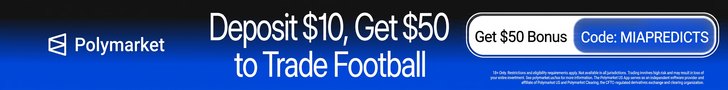 Polymarket — Deposit $10, get a $50 trading bonus. Trade Now.